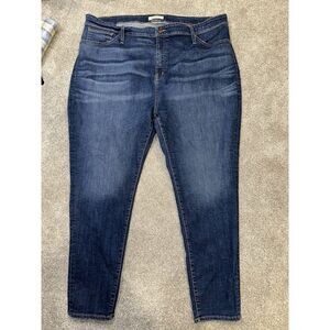 Madewell Jeans Size 37 Curvy High Rise Skinny Stretch  #171